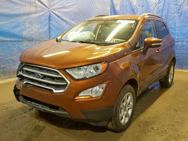 MAJ6P1UL5JC236617 - 2018 FORD ECOSPORT S BROWN photo 2