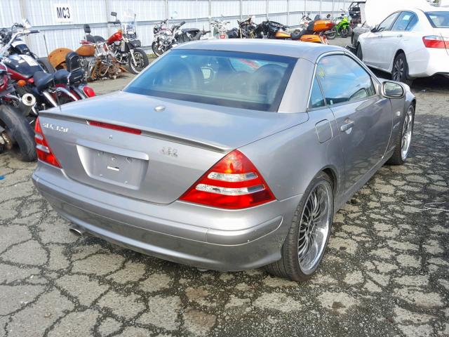 WDBKK65F84F305735 - 2004 MERCEDES-BENZ SLK 320 TAN photo 4