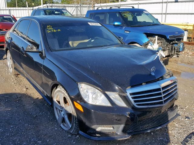 WDDHF5GB2BA277533 - 2011 MERCEDES-BENZ E 350 BLACK photo 1