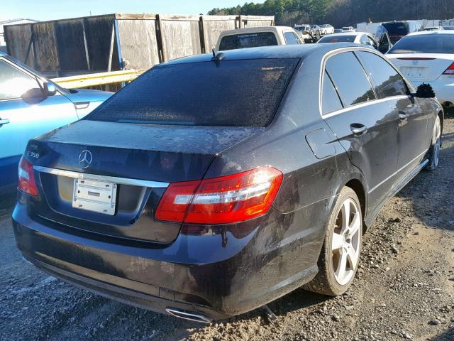 WDDHF5GB2BA277533 - 2011 MERCEDES-BENZ E 350 BLACK photo 4