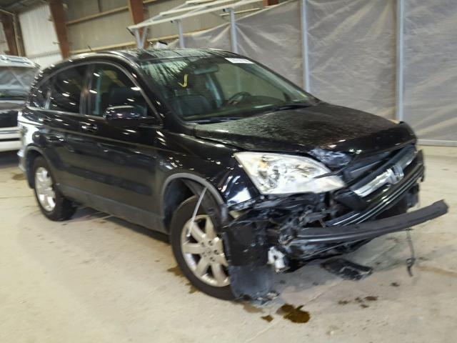 JHLRE38728C041190 - 2008 HONDA CR-V EXL BLACK photo 1