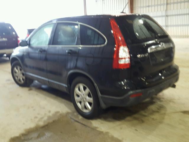 JHLRE38728C041190 - 2008 HONDA CR-V EXL BLACK photo 3