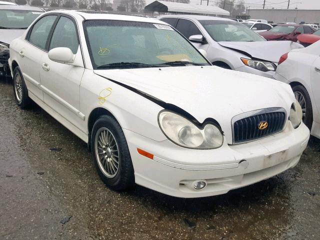 KMHWF25H85A162829 - 2005 HYUNDAI SONATA GL WHITE photo 1