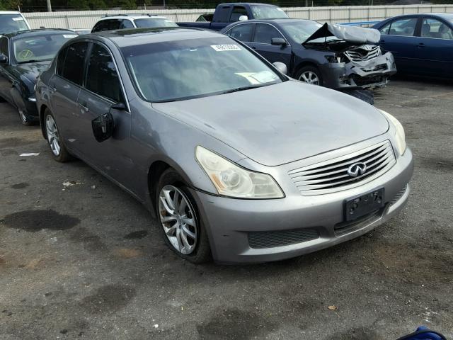 JNKBV61E17M704183 - 2007 INFINITI G35 SILVER photo 1