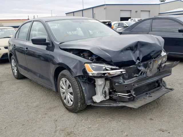 3VW2K7AJ4EM381971 - 2014 VOLKSWAGEN JETTA BASE BLACK photo 1