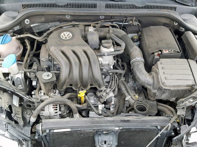 3VW2K7AJ4EM381971 - 2014 VOLKSWAGEN JETTA BASE BLACK photo 7