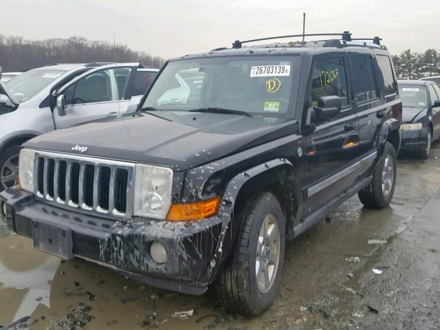 1J8HG58266C301244 - 2006 JEEP COMMANDER BLACK photo 2