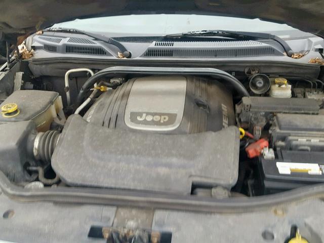 1J8HG58266C301244 - 2006 JEEP COMMANDER BLACK photo 7