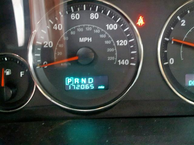 1J8HG58266C301244 - 2006 JEEP COMMANDER BLACK photo 8