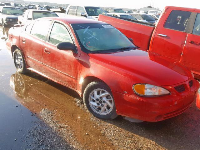 1G2NF52E34M553402 - 2004 PONTIAC GRAND AM S RED photo 1