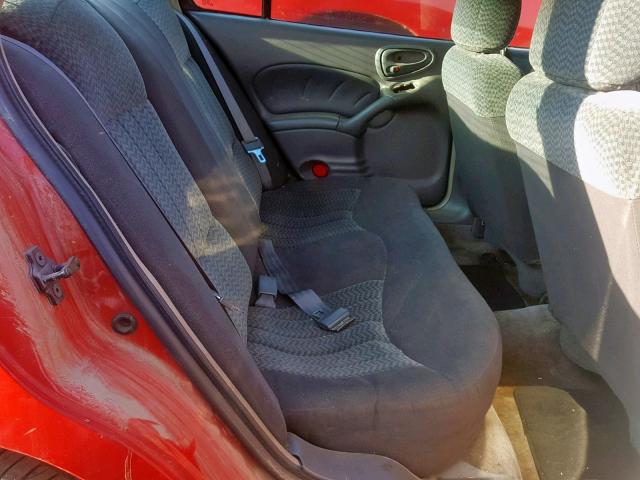 1G2NF52E34M553402 - 2004 PONTIAC GRAND AM S RED photo 6