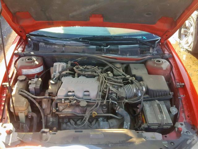 1G2NF52E34M553402 - 2004 PONTIAC GRAND AM S RED photo 7