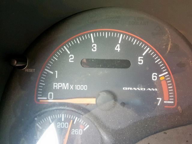 1G2NF52E34M553402 - 2004 PONTIAC GRAND AM S RED photo 8