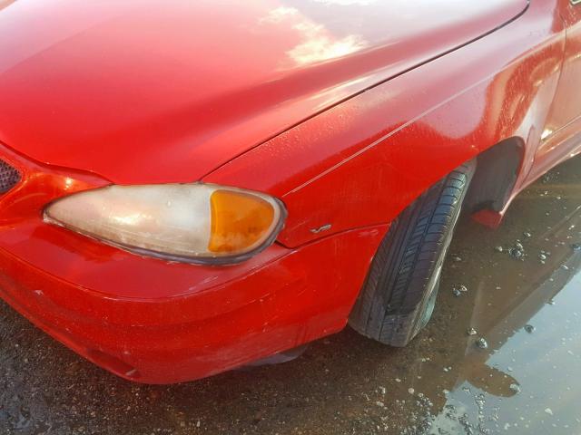 1G2NF52E34M553402 - 2004 PONTIAC GRAND AM S RED photo 9