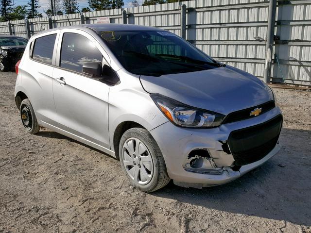 KL8CA6SA4GC553416 - 2016 CHEVROLET SPARK LS SILVER photo 1