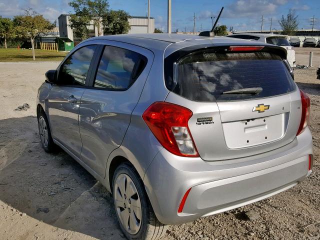 KL8CA6SA4GC553416 - 2016 CHEVROLET SPARK LS SILVER photo 3