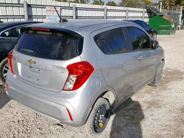 KL8CA6SA4GC553416 - 2016 CHEVROLET SPARK LS SILVER photo 4