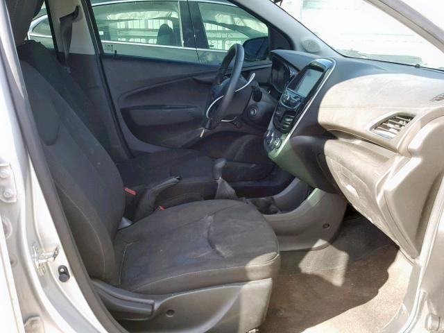 KL8CA6SA4GC553416 - 2016 CHEVROLET SPARK LS SILVER photo 5