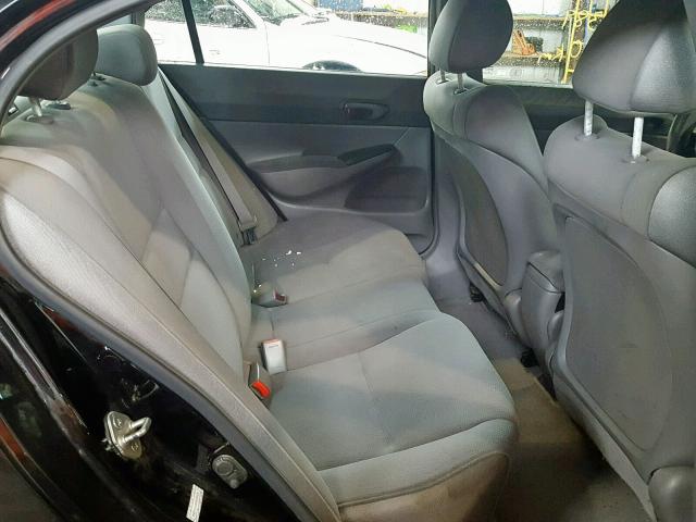 2HGFA16327H033331 - 2007 HONDA CIVIC DX BLACK photo 6