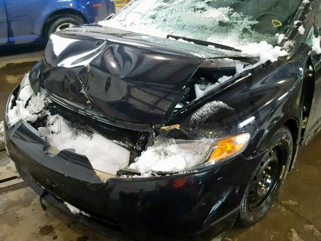 2HGFA16327H033331 - 2007 HONDA CIVIC DX BLACK photo 9