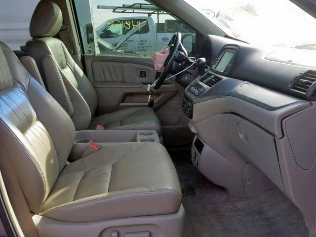 5FNRL38988B012798 - 2008 HONDA ODYSSEY TO GRAY photo 5