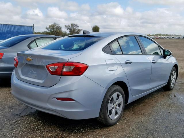 1G1BC5SM8J7185929 - 2018 CHEVROLET CRUZE LS BLUE photo 4