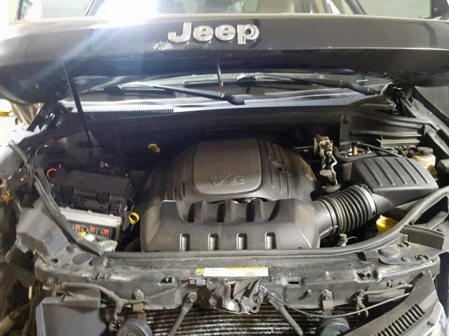 1C4RJFCT3CC333759 - 2012 JEEP GRAND CHER BLACK photo 7