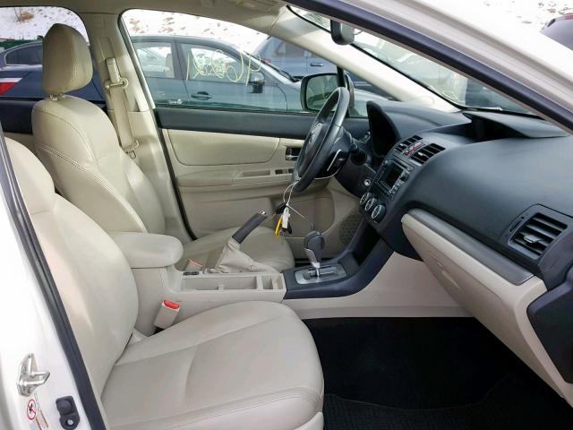 JF2GPAGC2E8305106 - 2014 SUBARU XV CROSSTR WHITE photo 5