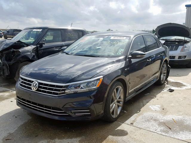 1VWDT7A34HC027882 - 2017 VOLKSWAGEN PASSAT R-L BLACK photo 2