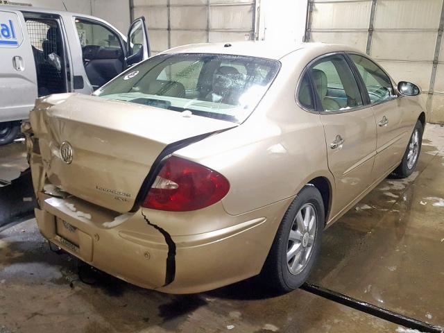 2G4WD562751290829 - 2005 BUICK LACROSSE C GOLD photo 4