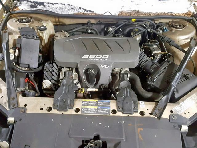 2G4WD562751290829 - 2005 BUICK LACROSSE C GOLD photo 7