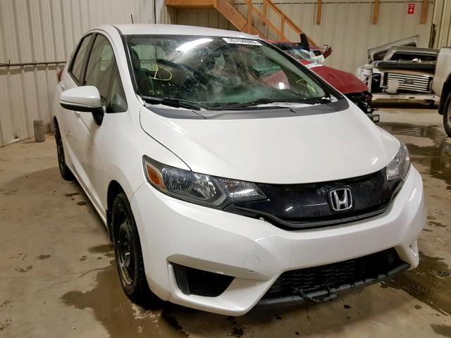 3HGGK5H59FM107187 - 2015 HONDA FIT LX WHITE photo 1