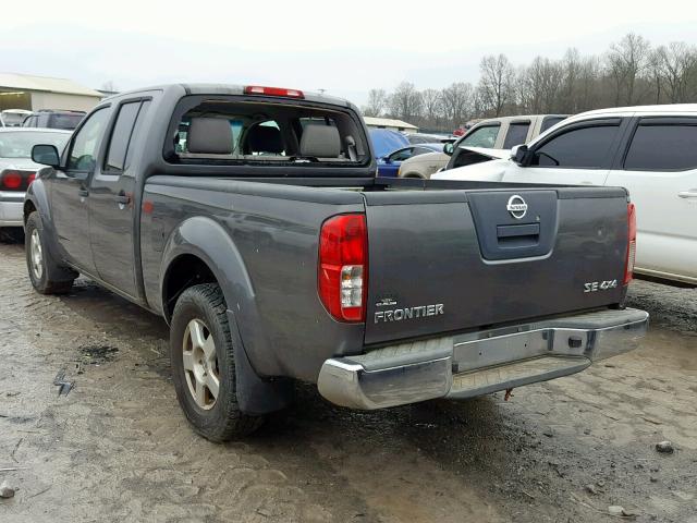 1N6AD09WX7C456271 - 2007 NISSAN FRONTIER C GRAY photo 3