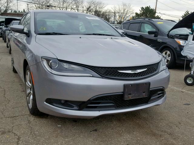 1C3CCCBB1FN566446 - 2015 CHRYSLER 200 S SILVER photo 1