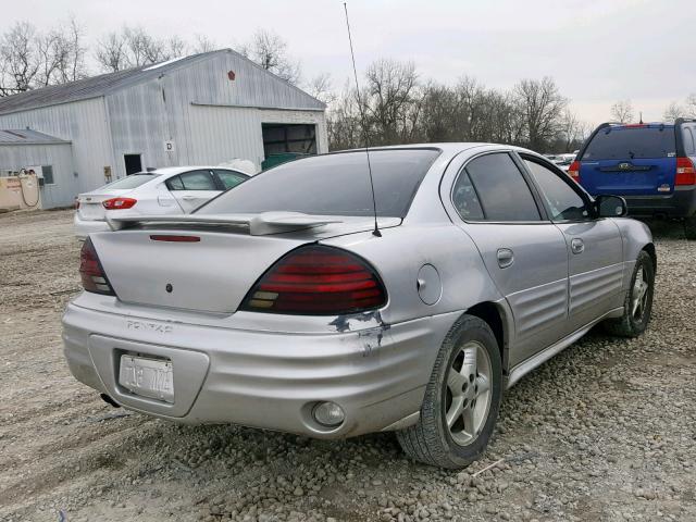 1G2NF52T01M535417 - 2001 PONTIAC GRAND AM S SILVER photo 4