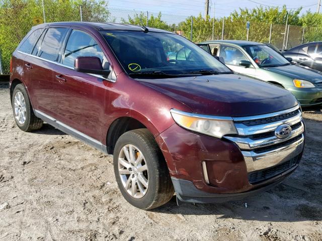 2FMDK3KCXBBA39843 - 2011 FORD EDGE LIMIT RED photo 1