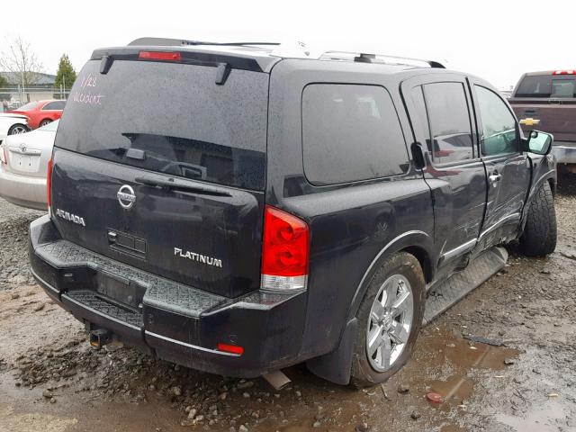 5N1AA0NE0BN616613 - 2011 NISSAN ARMADA PLA BLACK photo 4