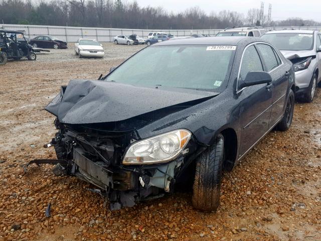 1G1ZH57B59F146126 - 2009 CHEVROLET MALIBU 1LT შავი ფოტო 2