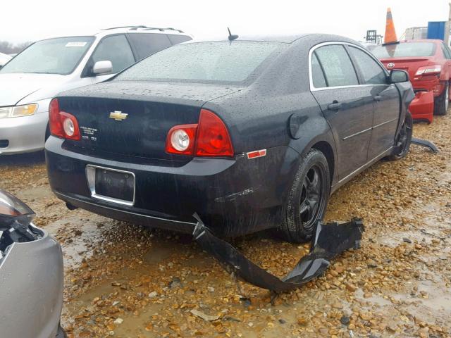 1G1ZH57B59F146126 - 2009 CHEVROLET MALIBU 1LT შავი ფოტო 4