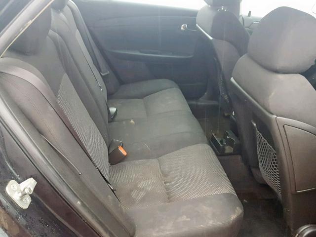 1G1ZH57B59F146126 - 2009 CHEVROLET MALIBU 1LT შავი ფოტო 6