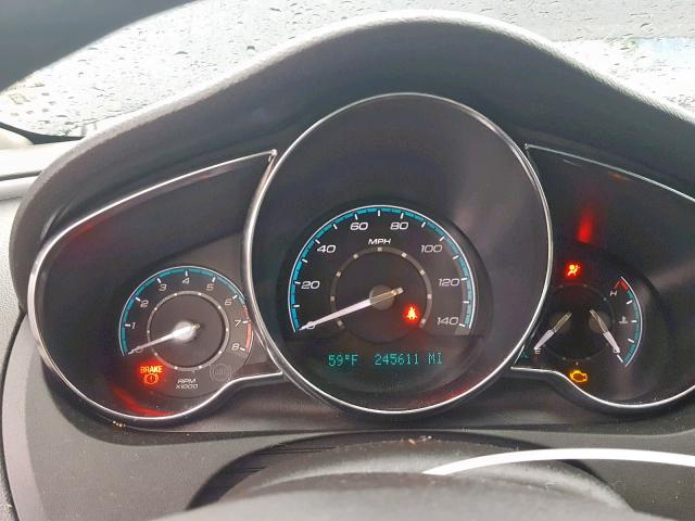 1G1ZH57B59F146126 - 2009 CHEVROLET MALIBU 1LT შავი ფოტო 8