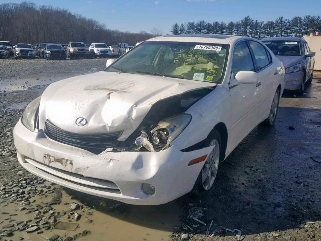 JTHBA30G065176383 - 2006 LEXUS ES 330 WHITE photo 2