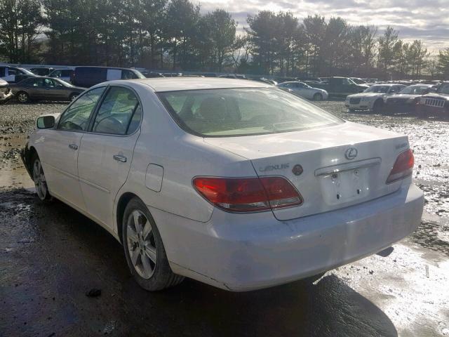 JTHBA30G065176383 - 2006 LEXUS ES 330 WHITE photo 3