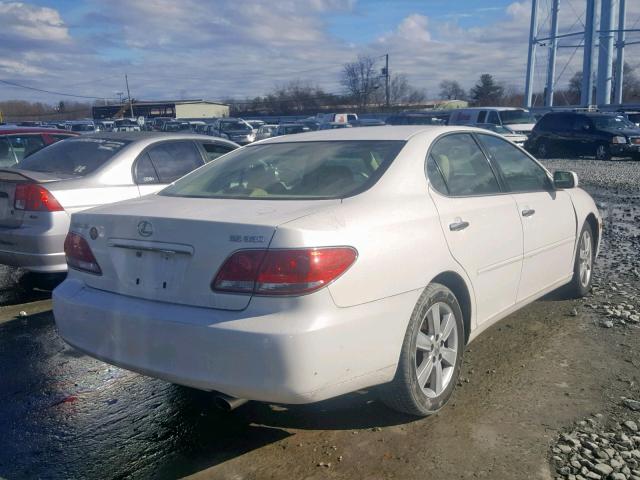 JTHBA30G065176383 - 2006 LEXUS ES 330 WHITE photo 4