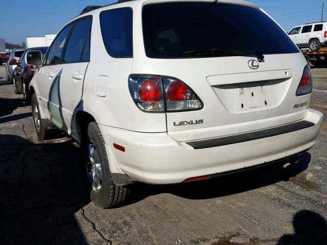 JTJGF10U620139670 - 2002 LEXUS RX 300 WHITE photo 3