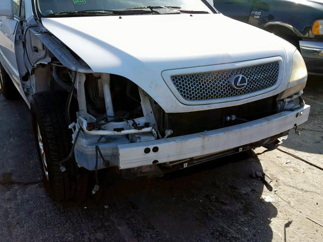 JTJGF10U620139670 - 2002 LEXUS RX 300 WHITE photo 9