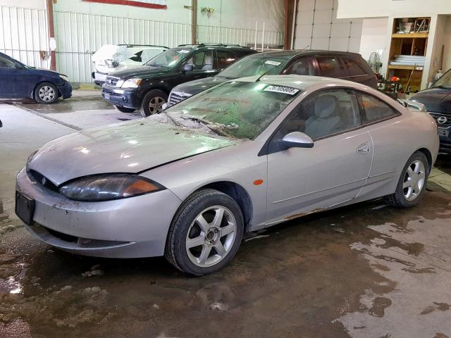 1ZWHT61L8Y5606529 - 2000 MERCURY COUGAR V6 SILVER photo 2