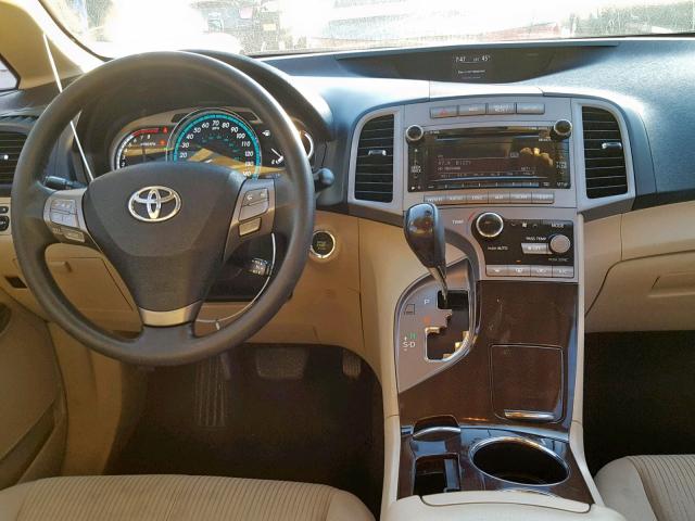 4T3BA3BB1AU013813 - 2010 TOYOTA VENZA BASE WHITE photo 9