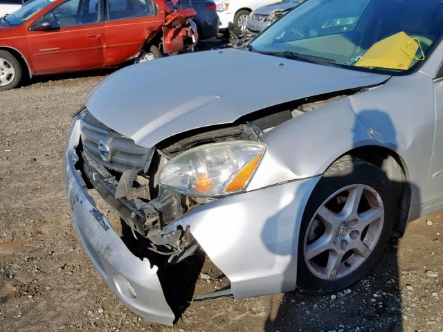 1N4BL11D34C153649 - 2004 NISSAN ALTIMA SE SILVER photo 9