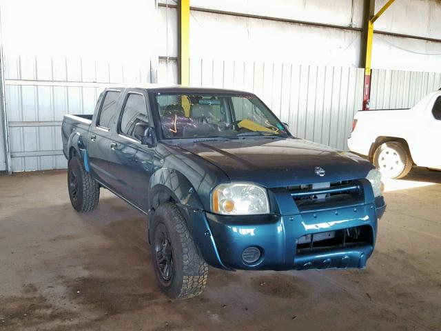 1N6ED27Y14C422328 - 2004 NISSAN FRONTIER C BLUE photo 1